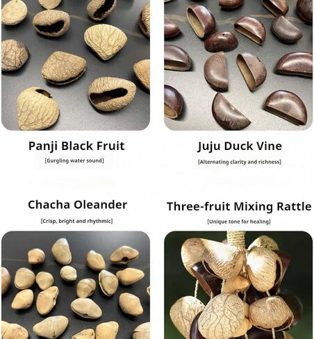أجراس الرياح الطبيعية المصنوعة يدويًا، خشخشة تقليدية لليوجا والتأمل وشفاء الصوت، تصميم بني متعدد الأصداف مع سلسلة من القنب in Kuwait