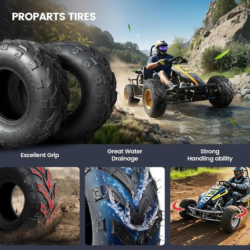 2pcs 18x9.50-8/18x9.5x8 Mawn Mower Mowrow Off-Road ATR/UTV ، سعة التحميل 255 رطل ، 4 فئة ، بلا أنبوب in Kuwait