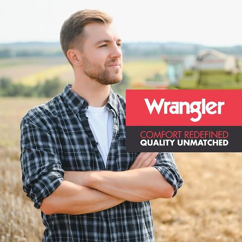 تي شيرت رجالي من Wrangler Comfort Stretch Crew - تي شيرت قطني للرجال، عبوة من 3 قطع in Saudi Arabia