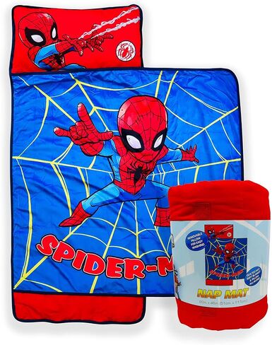 Jay Franco Blippi PJ Party Time Nap Mat – Built-in Pillow and Blanket - Super Soft Microfiber Kids'/Toddler/Children's Bedding, Ages 3-7 in Saudi Arabia