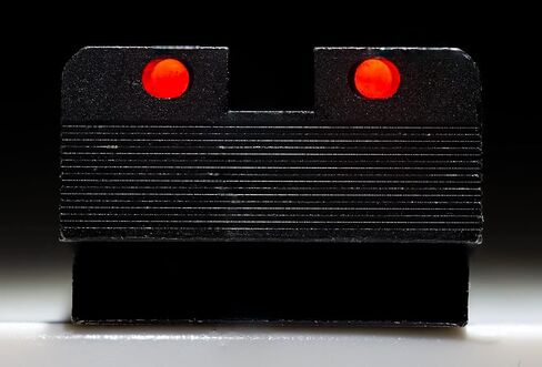 HIVIZ Adjustable Fiber Optic Rear Sight w/LightPipes for Ruger, Smith & Wesson and Glock in Kuwait