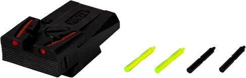 HIVIZ Adjustable Fiber Optic Rear Sight w/LightPipes for Ruger, Smith & Wesson and Glock in Kuwait