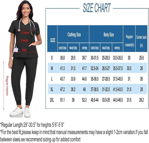 الدعك للنساء مجموعة -v -neck فرك أعلى الجيب والركض السراويل مع 11 جيوب in Saudi Arabia