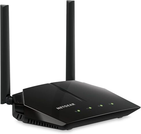 NETGEAR WiFi Router (R6080) - AC1000 Dual Band Wireless Speed (up to 1000 Mbps) | Up to 1000 sq ft Coverage & 15 devices | 4 x 10/100 Fast Ethernet ports | 5 GHz in Saudi Arabia