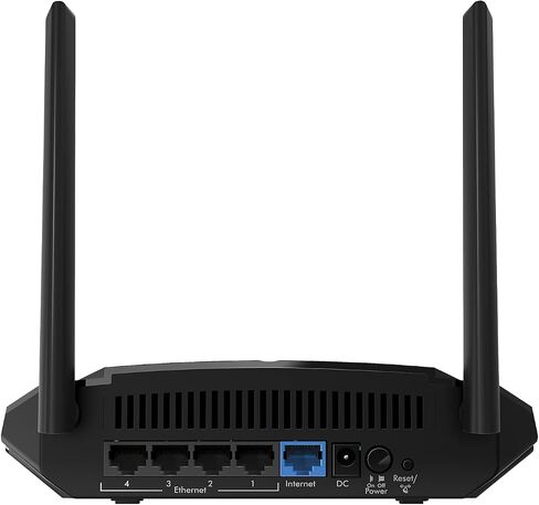 NETGEAR WiFi Router (R6080) - AC1000 Dual Band Wireless Speed (up to 1000 Mbps) | Up to 1000 sq ft Coverage & 15 devices | 4 x 10/100 Fast Ethernet ports | 5 GHz in Saudi Arabia