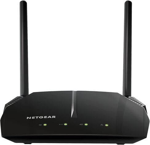 NETGEAR WiFi Router (R6080) - AC1000 Dual Band Wireless Speed (up to 1000 Mbps) | Up to 1000 sq ft Coverage & 15 devices | 4 x 10/100 Fast Ethernet ports | 5 GHz in Saudi Arabia
