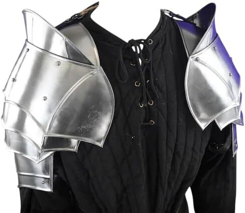 مجموعة درع بولدرونز من الفولاذ من العصور الوسطى - درع كتف سيدة LARP - زي تنكري درع LARP للمناسبات in Kuwait