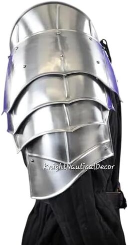 مجموعة درع بولدرونز من الفولاذ من العصور الوسطى - درع كتف سيدة LARP - زي تنكري درع LARP للمناسبات in Kuwait