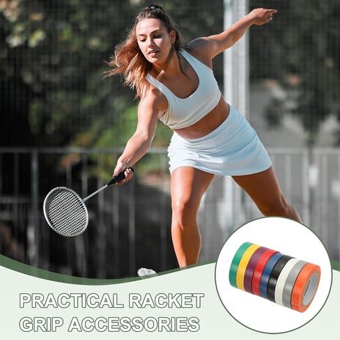 شريط صيد بمقبض، أشرطة تشطيب مضرب PVC، ملحقات مضارب لاصقة - مناسبة لـ (التنس، كرة الريشة، الاسكواش) in Saudi Arabia