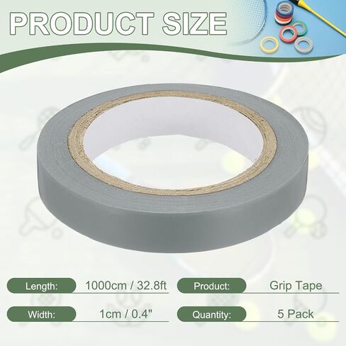 شريط صيد بمقبض، أشرطة تشطيب مضرب PVC، ملحقات مضارب لاصقة - مناسبة لـ (التنس، كرة الريشة، الاسكواش) in Kuwait