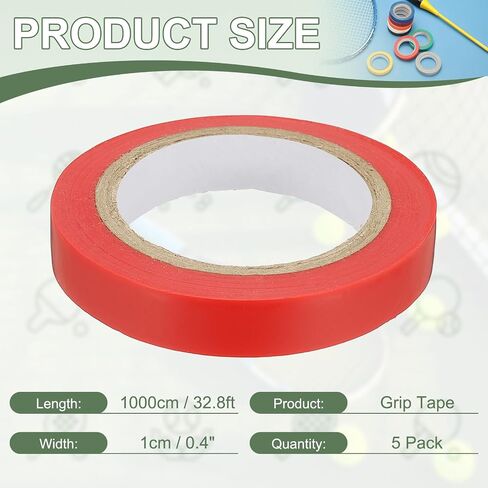 شريط صيد بمقبض، أشرطة تشطيب مضرب PVC، ملحقات مضارب لاصقة - مناسبة لـ (التنس، كرة الريشة، الاسكواش) in Kuwait