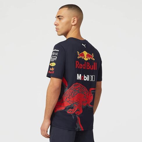قميص بولو Teamline الرسمي من Red Bull Racing، مقاس X-Small للرجال - بضاعة رسمية in Saudi Arabia