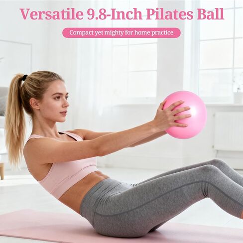 Pilates Essentials Kit for Women, Home Workout Pilates Kit with Ring, Mini Ball, Resistance Bands, Yoga Strap & More | Beginner Pilates Starter Kit for Toning, Strength & Flexibility in Saudi Arabia