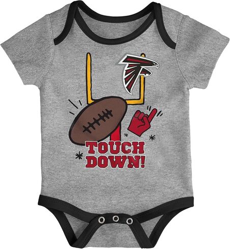 Outerstuff NFL Teams Cute Infant Champ Creeper طقم مكون من 3 قطع (12 شهرًا - 24 شهرًا) in Kuwait