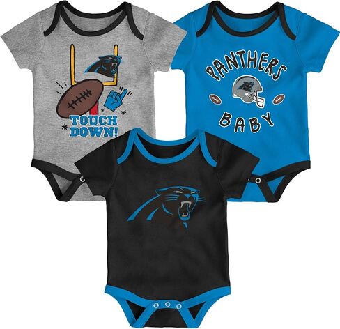 Outerstuff NFL Teams Cute Infant Champ Creeper طقم مكون من 3 قطع (12 شهرًا - 24 شهرًا) in Kuwait