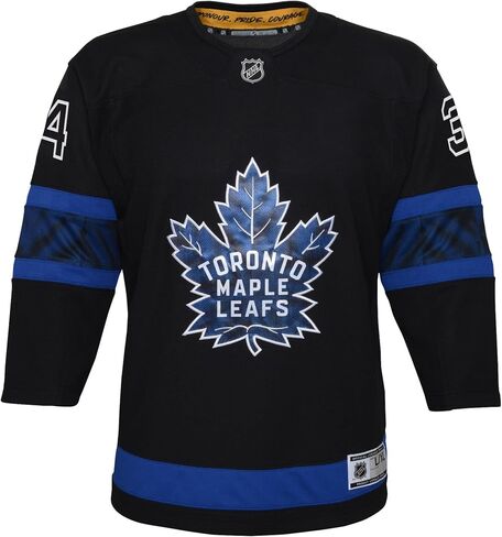 Outerstuff Auston Matthews Toronto Maple Leafs #34 Black Infants Toddler Alternate Premier Player Jersey in Saudi Arabia