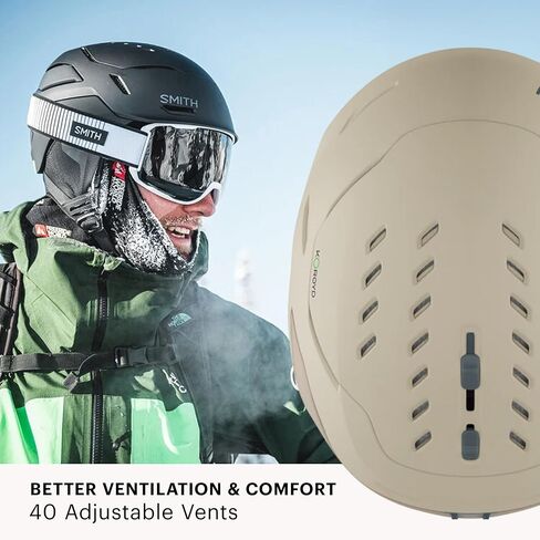 Smith Vantage 2 Helmet – Adult Snowsports Helmet with MIPS Technology + Complete Koroyd Coverage – Lightweight Protection for Skiing & Snowboarding – for Men & Women in Saudi Arabia