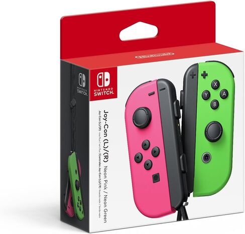Nintendo Joy-Con (L/R) - Neon Red/Neon Blue in Kuwait