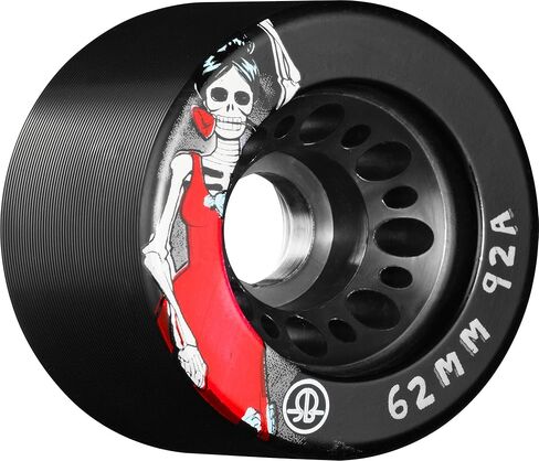 Rollerbones Day of The Dead 92A Speed/Derby Wheels with a Nylon Core (Set of 4) in Kuwait
