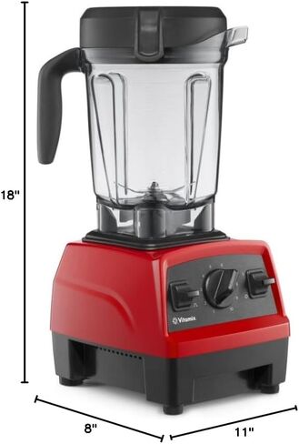 Vitamix Explorian Blender, Professional-Grade, 64 oz. Low-Profile Container, Black - 65542 (Renewed Premium) in Kuwait