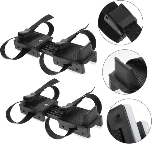 1Pair Ice Skates with Fixing Straps Stable Dual Design for Beginners Ice Skating Training Aid for Outdoor Rinks and Winter Fun in Saudi Arabia
