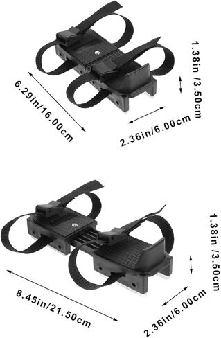 1Pair Ice Skates with Fixing Straps Stable Dual Design for Beginners Ice Skating Training Aid for Outdoor Rinks and Winter Fun in Saudi Arabia
