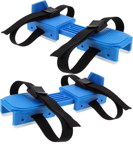 DECHOUS Kids Adjustable Ice Skates with Straps 2-Piece Protective Covers for Toddlers Safe Outdoor Skating Support Adjustable Size for Growing Feet for Beginners in Saudi Arabia