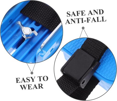 1Pair Ice Skates with Fixing Straps Safe and Stable Beginner Skating Shoes for Portable Ice Skating Skates Fall Design for in Saudi Arabia