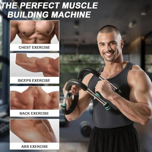 Twister Chest & Arm Trainer, Adjustable Chest Expander for Men, Home Gym Fitness Equipment for Chest, Arms, Shoulders & Biceps Training in Saudi Arabia