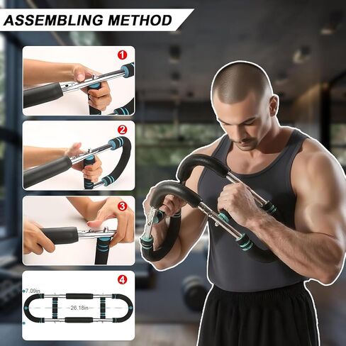 Twister Chest & Arm Trainer, Adjustable Chest Expander for Men, Home Gym Fitness Equipment for Chest, Arms, Shoulders & Biceps Training in Saudi Arabia