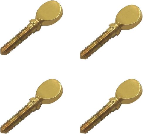 4Pcs Sax Neck Screws, Gold Brass Saxophone Clarinet Ligature Tightening Screw Fasteners Fixing Parts in Saudi Arabia