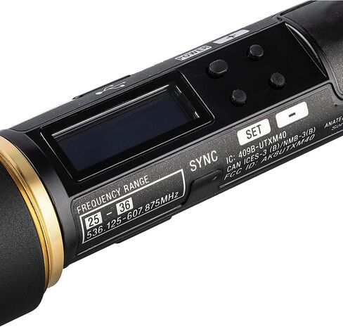 Sony 2X UTX-M40 Wireless Handheld Microphone Transmitter – Cardioid Mic for Live Performance, Interviews & Broadcasting – UC25 (536–608 MHz) | Cleaning Cloth | 2X Mic Stand | Bag | More (Renewed) in Saudi Arabia
