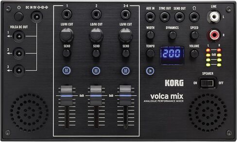 Korg Volca Mix Analogue Performance Mixer - Bundle with Power Supply, and Austin Bazaar Polishing Cloth in Saudi Arabia