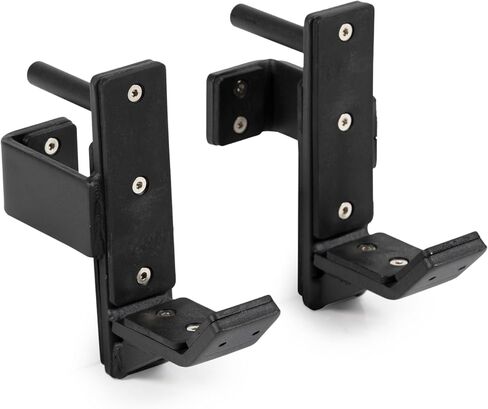 Titan Fitness T-3 Series J-Hooks, UHMW Plastic, J-Hook Style Rack Mounted, 2,000 LB Capacity, Fits 2" x 3" Tubular Steel in Saudi Arabia