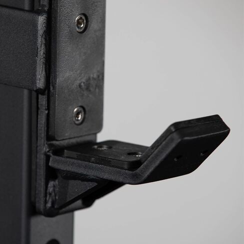 Titan Fitness T-3 Series J-Hooks, UHMW Plastic, J-Hook Style Rack Mounted, 2,000 LB Capacity, Fits 2" x 3" Tubular Steel in Saudi Arabia