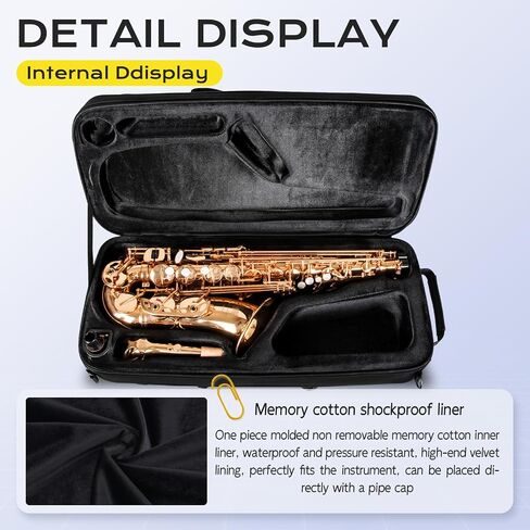 حافظات ساكس، حافظة ألتو ساكس خفيفة الوزن لـ Eb Alto Saxophone؛ (IF-ألتوساكس-SQUARE01) in Kuwait