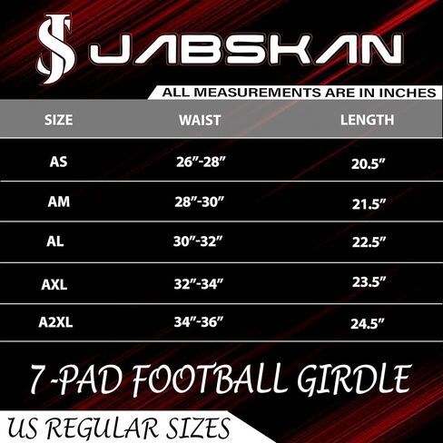 Adult Premium 7-pad Football Bull Rush Girdle for Ultimate Protection and Performance – Durable, Lightweight & Comfortable. in Saudi Arabia