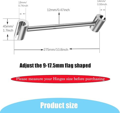 أداة ضبط مفصل الباب ، أداة ضبط مفصلات الباب المطوّل ، أداة ضبط ، 4-19 ملم ضبط الفجوة المفصلية ، رقصة مفصلية الباب المقاومة للصدأ ، شريحة خفيفة in Kuwait