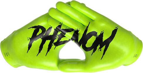 Phenom Elite Rick and Morty Football Gloves – VPS1 | Slime Green | Lightweight, Super Sticky Receiver Gloves for Adults & Kids in Kuwait