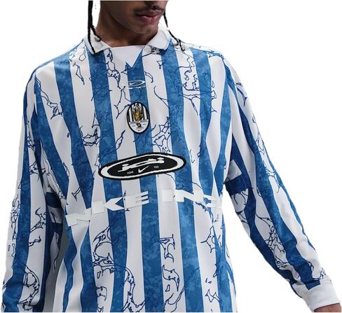 Nike Air Men's Long-Sleeved Jersey (IB9007-436, Psychic Blue/Light Armory Blue/White) in Saudi Arabia