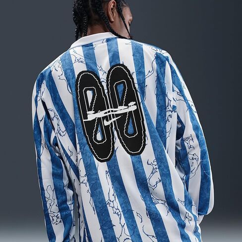 Nike Air Men's Long-Sleeved Jersey (IB9007-436, Psychic Blue/Light Armory Blue/White) in Saudi Arabia