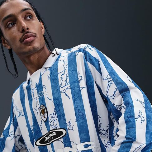 Nike Air Men's Long-Sleeved Jersey (IB9007-436, Psychic Blue/Light Armory Blue/White) in Saudi Arabia