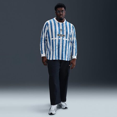 Nike Air Men's Long-Sleeved Jersey (IB9007-436, Psychic Blue/Light Armory Blue/White) in Saudi Arabia