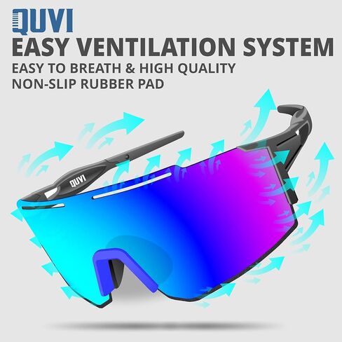 Polarized Sunglasses for Men Women Youth, UV Protection Sports Sunglasses for Hiking Cycling Running Golf Fishing in Saudi Arabia