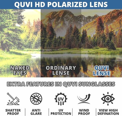 نظارات شمسية مستقطبة للرجال والنساء والشباب، نظارات شمسية رياضية للحماية من الأشعة فوق البنفسجية للمشي لمسافات طويلة وركوب الدراجات والجري وصيد الأسماك in Kuwait