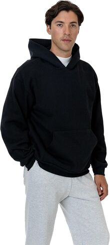 LOS ANGELES APPAREL HF09 هوديي من الصوف الثقيل قطعة ملابس صبغية - سويت شيرت ممتاز 14oz in Kuwait