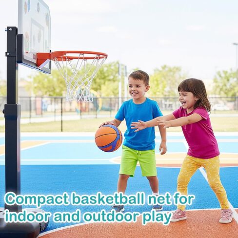 2Pack 8 Loops Mini Basketball Net Replacement, Heavy-Duty Nylon Little Small Basketball Net for Indoor Door Room Walls 8"-10.25" Hoop in Saudi Arabia