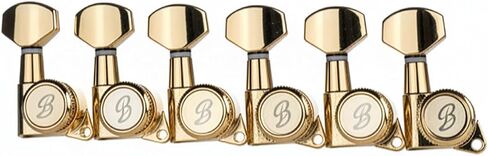 موالفات قفل الجيتار، 6 مضمنة، مطلية بالذهب، نسبة 20:1، طراز عتيق، BSJ07LK2، صنع في كوريا in Kuwait