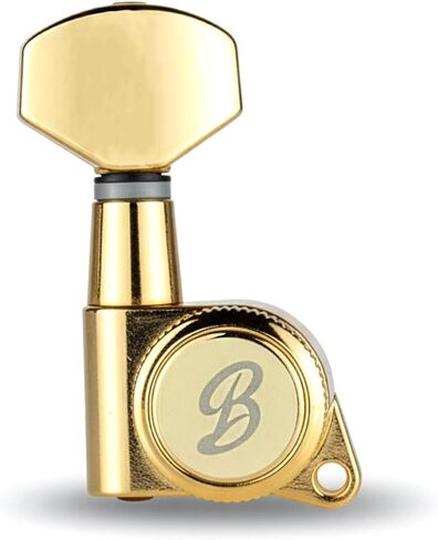 موالفات قفل الجيتار، 6 مضمنة، مطلية بالذهب، نسبة 20:1، طراز عتيق، BSJ07LK2، صنع في كوريا in Kuwait