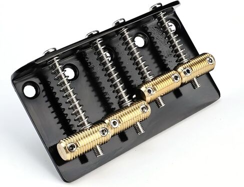 جسر الجيتار الكهربائي Chrome Electric مع سرد من الفولاذ المقاوم للصدأ سرد اللوحة 4 سلسلة جسر ثابتة متوافقة مع قطع الجاز باسين باس جاز in Kuwait